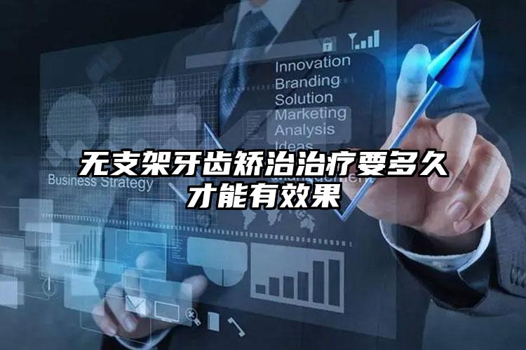 无支架牙齿矫治治疗要多久才能有效果