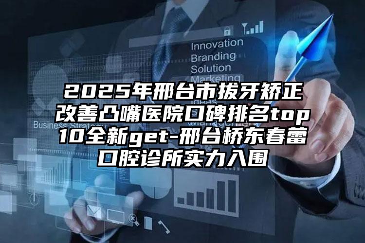 2025年邢台市拔牙矫正改善凸嘴医院口碑排名top10全新get-邢台桥东春蕾口腔诊所实力入围