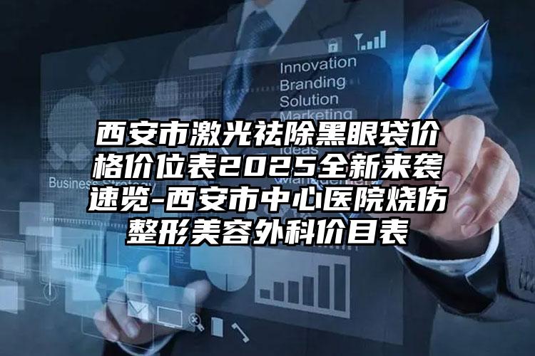 西安市激光祛除黑眼袋价格价位表2025全新来袭速览-西安市中心医院烧伤整形美容外科价目表