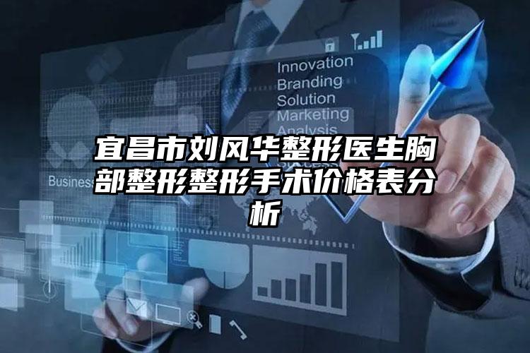 宜昌市刘风华整形医生胸部整形整形手术价格表分析
