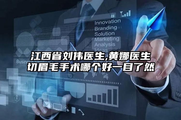 江西省刘伟医生,黄娜医生切眉毛手术哪个好一目了然